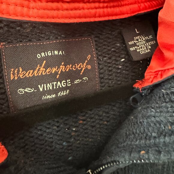 Weatherproof Vintage Co. Blue & Orange Large Jacket - Picture 11 of 15